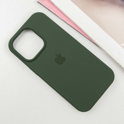 Чохол Silicone Case Full Protective (AA) для Apple iPhone 14 Pro Max (6.7") Зелений / Cyprus Green Чохол Silicone Case Full Protective (AA) для Apple iPhone 14 Pro Max (6.7") Зелений / Cyprus Green