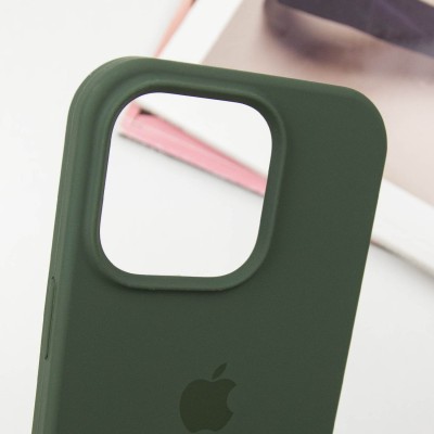 Чохол Silicone Case Full Protective (AA) для Apple iPhone 14 Pro Max (6.7") Зелений / Cyprus Green Чохол Silicone Case Full Protective (AA) для Apple iPhone 14 Pro Max (6.7") Зелений / Cyprus Green