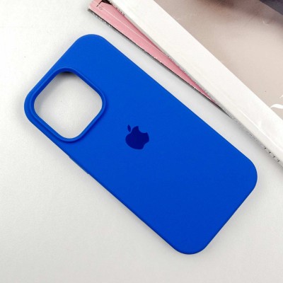 Чохол Silicone Case Full Protective (AA) для Apple iPhone 14 Pro Max (6.7") Синій / Capri Blue Чохол Silicone Case Full Protective (AA) для Apple iPhone 14 Pro Max (6.7") Синій / Capri Blue