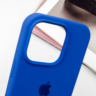 Чохол Silicone Case Full Protective (AA) для Apple iPhone 14 Pro Max (6.7") Синій / Capri Blue Чохол Silicone Case Full Protective (AA) для Apple iPhone 14 Pro Max (6.7") Синій / Capri Blue