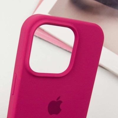 Чохол Silicone Case Full Protective (AA) для Apple iPhone 14 Pro Max (6.7") Червоний / Rose Red Чохол Silicone Case Full Protective (AA) для Apple iPhone 14 Pro Max (6.7") Червоний / Rose Red