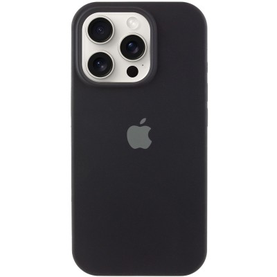 Чохол Silicone Case Full Protective (AA) для Apple iPhone 14 Pro Max (6.7") Чорний / Black Чохол Silicone Case Full Protective (AA) для Apple iPhone 14 Pro Max (6.7") Чорний / Black
