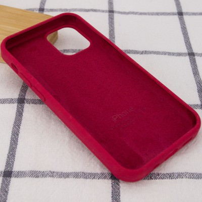 Чохол Silicone Case Full Protective (AA) для Apple iPhone 15 (6.1") Червоний / Rose Red Чохол Silicone Case Full Protective (AA) для Apple iPhone 15 (6.1") Червоний / Rose Red
