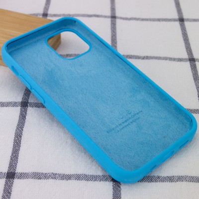 Чохол Silicone Case Full Protective (AA) для Apple iPhone 15 Pro (6.1") Блакитний / Blue Чохол Silicone Case Full Protective (AA) для Apple iPhone 15 Pro (6.1") Блакитний / Blue