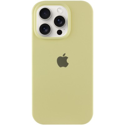 Чохол Silicone Case Full Protective (AA) для Apple iPhone 15 Pro (6.1") Жовтий / Mellow Yellow Чохол Silicone Case Full Protective (AA) для Apple iPhone 15 Pro (6.1") Жовтий / Mellow Yellow
