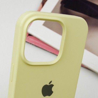 Чохол Silicone Case Full Protective (AA) для Apple iPhone 15 Pro (6.1") Жовтий / Mellow Yellow Чохол Silicone Case Full Protective (AA) для Apple iPhone 15 Pro (6.1") Жовтий / Mellow Yellow