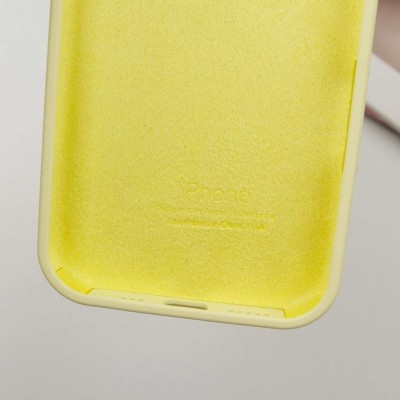 Чохол Silicone Case Full Protective (AA) для Apple iPhone 15 Pro (6.1") Жовтий / Mellow Yellow Чохол Silicone Case Full Protective (AA) для Apple iPhone 15 Pro (6.1") Жовтий / Mellow Yellow