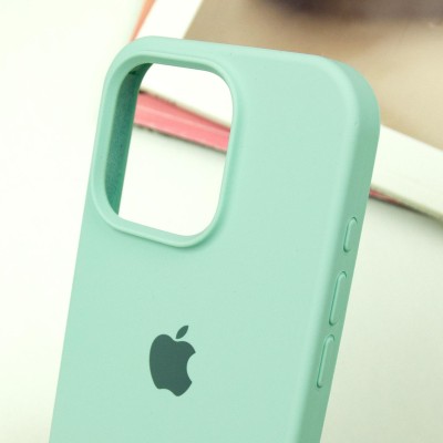 Чохол Silicone Case Full Protective (AA) для Apple iPhone 15 Pro Max (6.7") Бірюзовий / Turquoise Чохол Silicone Case Full Protective (AA) для Apple iPhone 15 Pro Max (6.7") Бірюзовий / Turquoise