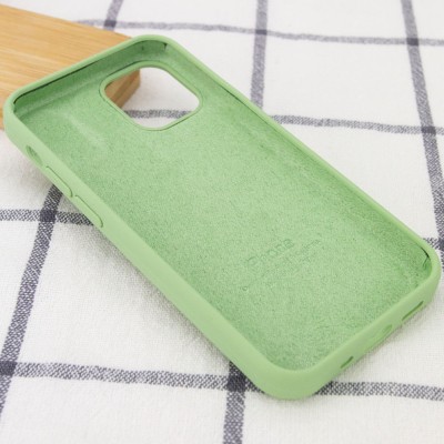 Чохол Silicone Case Full Protective (AA) для Apple iPhone 15 Pro Max (6.7") М'ятний / Mint Чохол Silicone Case Full Protective (AA) для Apple iPhone 15 Pro Max (6.7") М'ятний / Mint