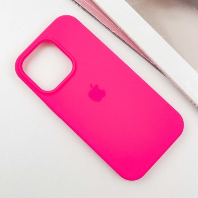 Чохол Silicone Case Full Protective (AA) для Apple iPhone 15 Pro Max (6.7") Рожевий / Barbie pink Чохол Silicone Case Full Protective (AA) для Apple iPhone 15 Pro Max (6.7") Рожевий / Barbie pink
