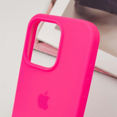 Чохол Silicone Case Full Protective (AA) для Apple iPhone 15 Pro Max (6.7") Рожевий / Barbie pink Чохол Silicone Case Full Protective (AA) для Apple iPhone 15 Pro Max (6.7") Рожевий / Barbie pink