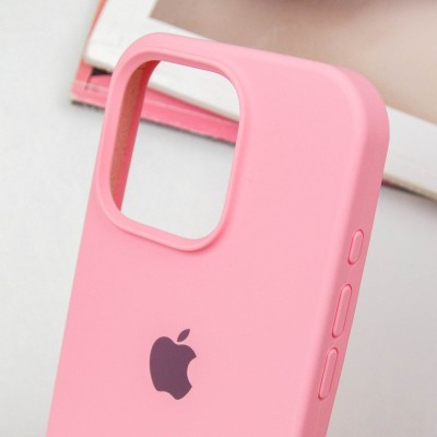 Чохол Silicone Case Full Protective (AA) для Apple iPhone 15 Pro Max (6.7") Рожевий / Light pink Чохол Silicone Case Full Protective (AA) для Apple iPhone 15 Pro Max (6.7") Рожевий / Light pink