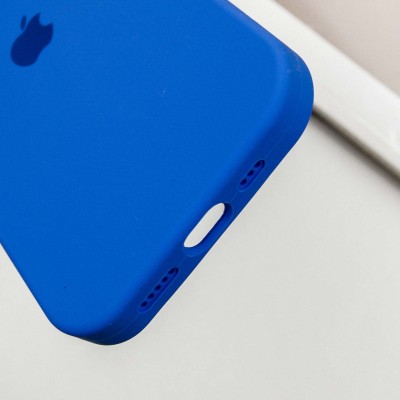 Чохол Silicone Case Full Protective (AA) для Apple iPhone 15 Pro Max (6.7") Синій / Capri Blue Чохол Silicone Case Full Protective (AA) для Apple iPhone 15 Pro Max (6.7") Синій / Capri Blue