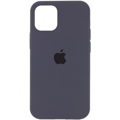 Чохол Silicone Case Full Protective (AA) для Apple iPhone 15 Pro Max (6.7") Сірий / Dark Grey Чохол Silicone Case Full Protective (AA) для Apple iPhone 15 Pro Max (6.7") Сірий / Dark Grey