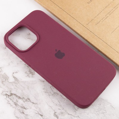 Чохол Silicone Case Full Protective (AA) для Apple iPhone 16 (6.1") Бордовий / Plum Чохол Silicone Case Full Protective (AA) для Apple iPhone 16 (6.1") Бордовий / Plum