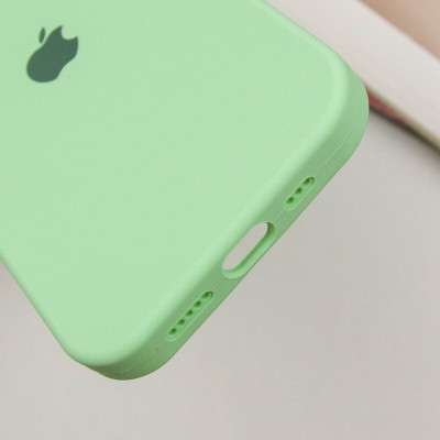 Чохол Silicone Case Full Protective (AA) для Apple iPhone 16 (6.1") Зелений / Pistachio Чохол Silicone Case Full Protective (AA) для Apple iPhone 16 (6.1") Зелений / Pistachio