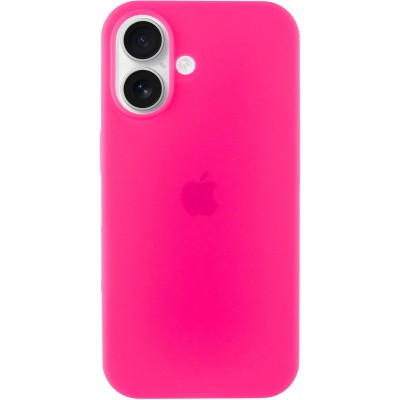 Чохол Silicone Case Full Protective (AA) для Apple iPhone 16 (6.1") Рожевий / Barbie pink Чохол Silicone Case Full Protective (AA) для Apple iPhone 16 (6.1") Рожевий / Barbie pink