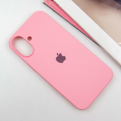 Чохол Silicone Case Full Protective (AA) для Apple iPhone 16 (6.1") Рожевий / Light pink Чохол Silicone Case Full Protective (AA) для Apple iPhone 16 (6.1") Рожевий / Light pink