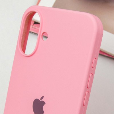 Чохол Silicone Case Full Protective (AA) для Apple iPhone 16 (6.1") Рожевий / Light pink Чохол Silicone Case Full Protective (AA) для Apple iPhone 16 (6.1") Рожевий / Light pink