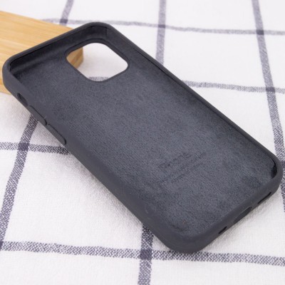 Чохол Silicone Case Full Protective (AA) для Apple iPhone 16 (6.1") Сірий / Dark Gray Чохол Silicone Case Full Protective (AA) для Apple iPhone 16 (6.1") Сірий / Dark Gray