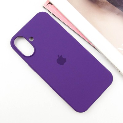 Чохол Silicone Case Full Protective (AA) для Apple iPhone 16 (6.1") Фіолетовий / Amethyst
