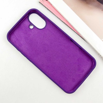 Чохол Silicone Case Full Protective (AA) для Apple iPhone 16 (6.1") Фіолетовий / Amethyst