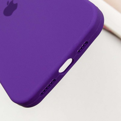 Чохол Silicone Case Full Protective (AA) для Apple iPhone 16 (6.1") Фіолетовий / Amethyst