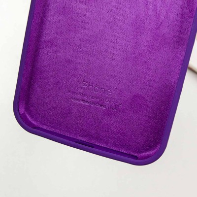 Чохол Silicone Case Full Protective (AA) для Apple iPhone 16 (6.1") Фіолетовий / Amethyst
