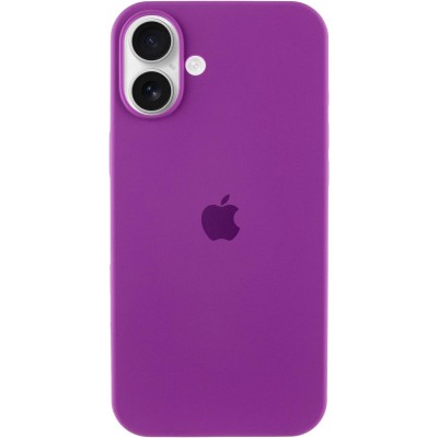 Чохол Silicone Case Full Protective (AA) для Apple iPhone 16 (6.1") Фіолетовий / Grape Чохол Silicone Case Full Protective (AA) для Apple iPhone 16 (6.1") Фіолетовий / Grape