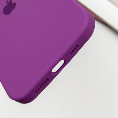 Чохол Silicone Case Full Protective (AA) для Apple iPhone 16 (6.1") Фіолетовий / Grape Чохол Silicone Case Full Protective (AA) для Apple iPhone 16 (6.1") Фіолетовий / Grape