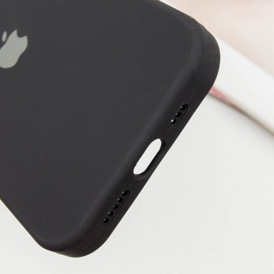 Чохол Silicone Case Full Protective (AA) для Apple iPhone 16 (6.1") Чорний / Black Чохол Silicone Case Full Protective (AA) для Apple iPhone 16 (6.1") Чорний / Black