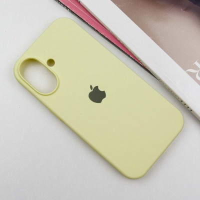Чохол Silicone Case Full Protective (AA) для Apple iPhone 16 Plus (6.7") Жовтий / Mellow Yellow Чохол Silicone Case Full Protective (AA) для Apple iPhone 16 Plus (6.7") Жовтий / Mellow Yellow