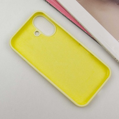 Чохол Silicone Case Full Protective (AA) для Apple iPhone 16 Plus (6.7") Жовтий / Mellow Yellow Чохол Silicone Case Full Protective (AA) для Apple iPhone 16 Plus (6.7") Жовтий / Mellow Yellow
