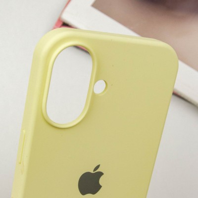 Чохол Silicone Case Full Protective (AA) для Apple iPhone 16 Plus (6.7") Жовтий / Mellow Yellow Чохол Silicone Case Full Protective (AA) для Apple iPhone 16 Plus (6.7") Жовтий / Mellow Yellow