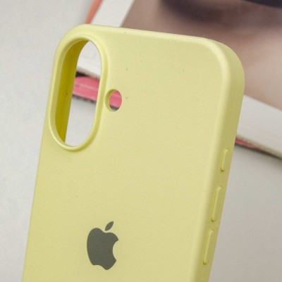 Чохол Silicone Case Full Protective (AA) для Apple iPhone 16 Plus (6.7") Жовтий / Mellow Yellow Чохол Silicone Case Full Protective (AA) для Apple iPhone 16 Plus (6.7") Жовтий / Mellow Yellow