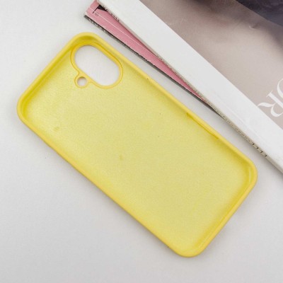 Чохол Silicone Case Full Protective (AA) для Apple iPhone 16 Plus (6.7") Жовтий / Yellow Чохол Silicone Case Full Protective (AA) для Apple iPhone 16 Plus (6.7") Жовтий / Yellow