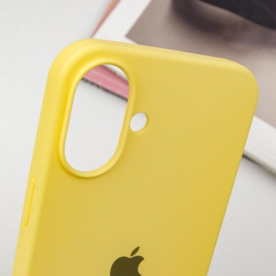 Чохол Silicone Case Full Protective (AA) для Apple iPhone 16 Plus (6.7") Жовтий / Yellow Чохол Silicone Case Full Protective (AA) для Apple iPhone 16 Plus (6.7") Жовтий / Yellow