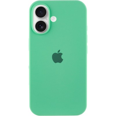 Чохол Silicone Case Full Protective (AA) для Apple iPhone 16 Plus (6.7") Зелений / Spearmint Чохол Silicone Case Full Protective (AA) для Apple iPhone 16 Plus (6.7") Зелений / Spearmint