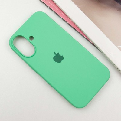 Чохол Silicone Case Full Protective (AA) для Apple iPhone 16 Plus (6.7") Зелений / Spearmint Чохол Silicone Case Full Protective (AA) для Apple iPhone 16 Plus (6.7") Зелений / Spearmint