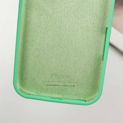 Чохол Silicone Case Full Protective (AA) для Apple iPhone 16 Plus (6.7") Зелений / Spearmint Чохол Silicone Case Full Protective (AA) для Apple iPhone 16 Plus (6.7") Зелений / Spearmint
