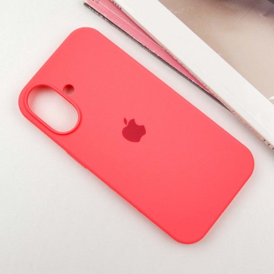 Чохол Silicone Case Full Protective (AA) для Apple iPhone 16 Plus (6.7") Кавуновий / Watermelon red Чохол Silicone Case Full Protective (AA) для Apple iPhone 16 Plus (6.7") Кавуновий / Watermelon red