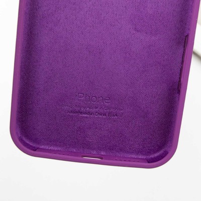 Чохол Silicone Case Full Protective (AA) для Apple iPhone 16 Plus (6.7") Фіолетовий / Grape Чохол Silicone Case Full Protective (AA) для Apple iPhone 16 Plus (6.7") Фіолетовий / Grape