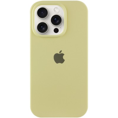 Чохол Silicone Case Full Protective (AA) для Apple iPhone 16 Pro (6.3") Жовтий / Mellow Yellow Чохол Silicone Case Full Protective (AA) для Apple iPhone 16 Pro (6.3") Жовтий / Mellow Yellow