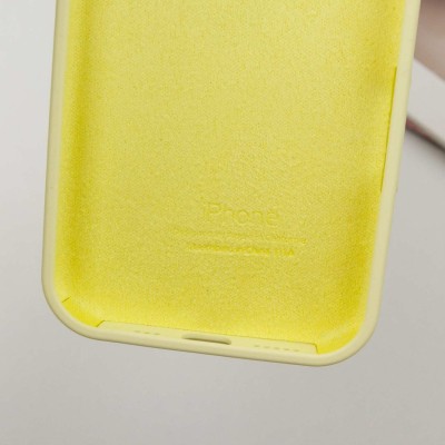 Чохол Silicone Case Full Protective (AA) для Apple iPhone 16 Pro (6.3") Жовтий / Mellow Yellow Чохол Silicone Case Full Protective (AA) для Apple iPhone 16 Pro (6.3") Жовтий / Mellow Yellow