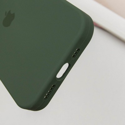 Чохол Silicone Case Full Protective (AA) для Apple iPhone 16 Pro (6.3") Зелений / Cyprus Green Чохол Silicone Case Full Protective (AA) для Apple iPhone 16 Pro (6.3") Зелений / Cyprus Green