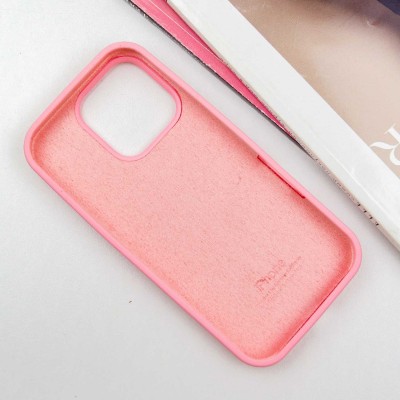 Чохол Silicone Case Full Protective (AA) для Apple iPhone 16 Pro (6.3") Рожевий / Light pink Чохол Silicone Case Full Protective (AA) для Apple iPhone 16 Pro (6.3") Рожевий / Light pink