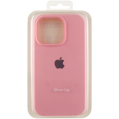 Чохол Silicone Case Full Protective (AA) для Apple iPhone 16 Pro (6.3") Рожевий / Light pink Чохол Silicone Case Full Protective (AA) для Apple iPhone 16 Pro (6.3") Рожевий / Light pink