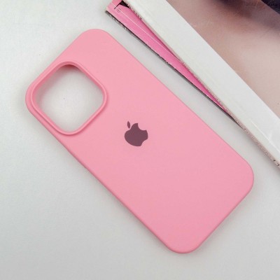 Чохол Silicone Case Full Protective (AA) для Apple iPhone 16 Pro (6.3") Рожевий / Pink Чохол Silicone Case Full Protective (AA) для Apple iPhone 16 Pro (6.3") Рожевий / Pink