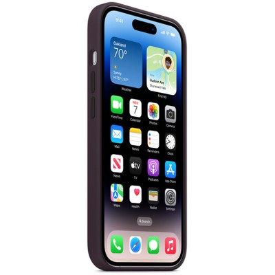 Чохол Silicone Case Full Protective (AA) для Apple iPhone 16 Pro (6.3") Фіолетовий / Elderberry Чохол Silicone Case Full Protective (AA) для Apple iPhone 16 Pro (6.3") Фіолетовий / Elderberry