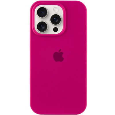 Чохол Silicone Case Full Protective (AA) для Apple iPhone 16 Pro (6.3") Червоний / Rose Red Чохол Silicone Case Full Protective (AA) для Apple iPhone 16 Pro (6.3") Червоний / Rose Red